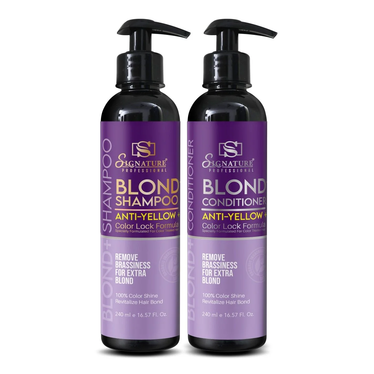Anti Yellow Combo – Shampoo & Conditioner for Blonde Hair